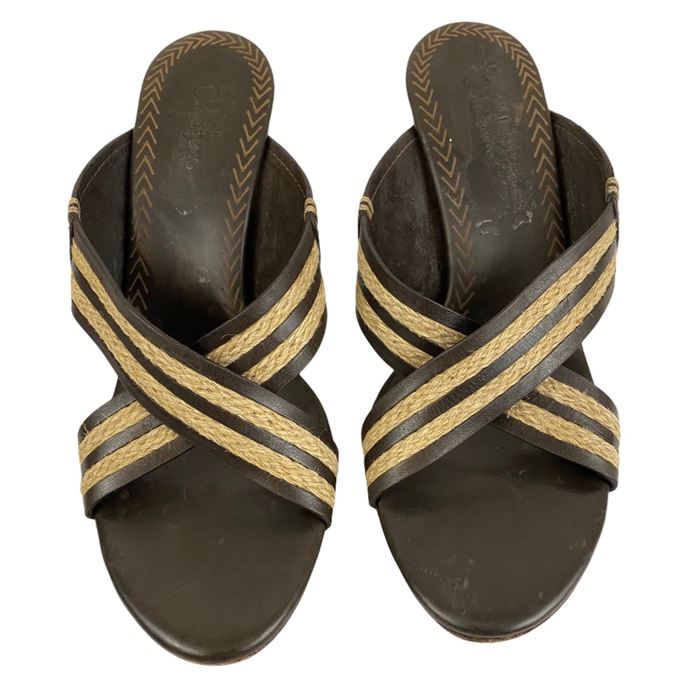 Cole Haan Wooden Platform Sandals